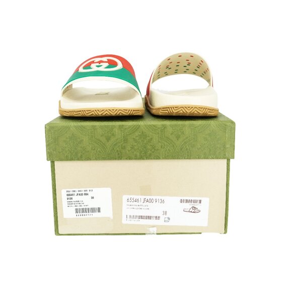 Gucci Women's Interlocking G Slide Sandals - Picture 5 of 8